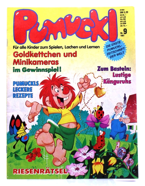 Pumuckl - für alle Kinder zum Spielen, Lachen und Lernen - Bastel & Comic Magazin Nr. 9 (1987)